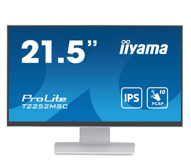 IIYAMA 21.5'' PROLITE T2252MSC-W2 Biały - 1177664 - zdjęcie 2